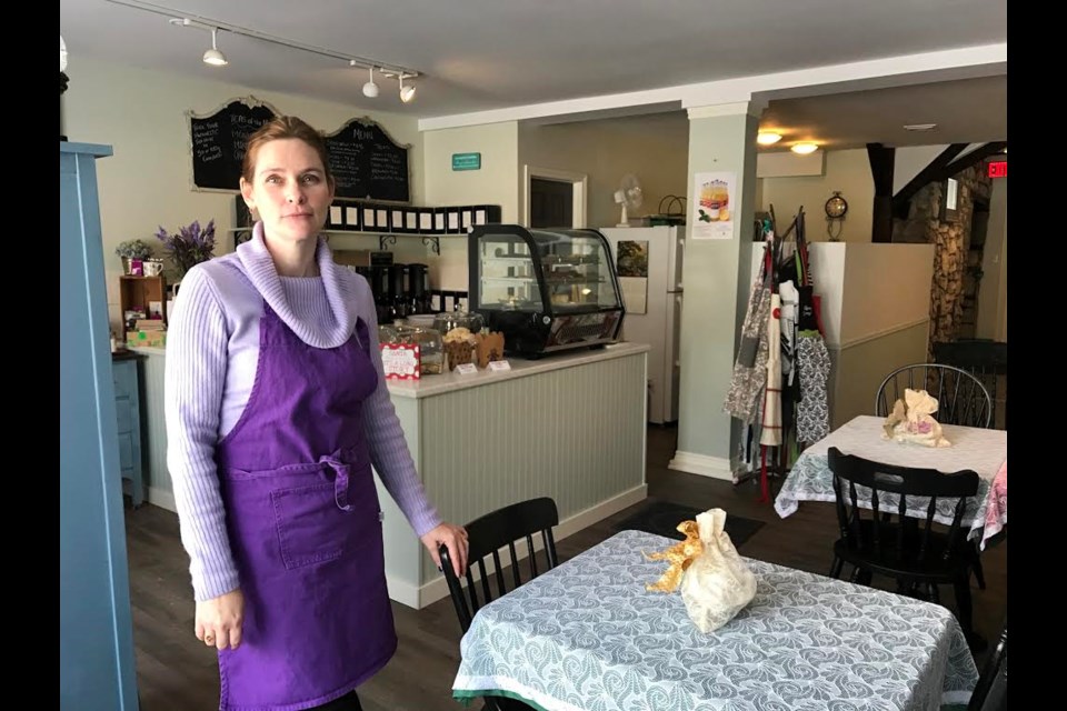 Jennifer McPhail, owner of Jenny's Tea House on Waterloo Avenue. Barb McKechnie for GuelphToday.com