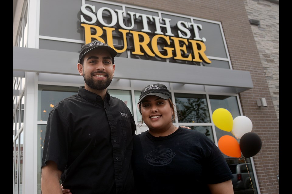 Siblings Kirit and Ursula Kambo are the owners of the  new South St. Burger that has opened in Guelph's south end. Tony Saxon/GuelphToday