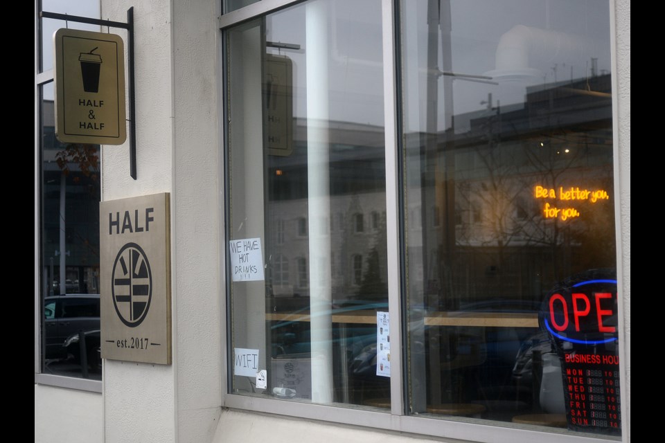 The new HALF bubble tea shop at 60 Carden St. GuelphToday photo