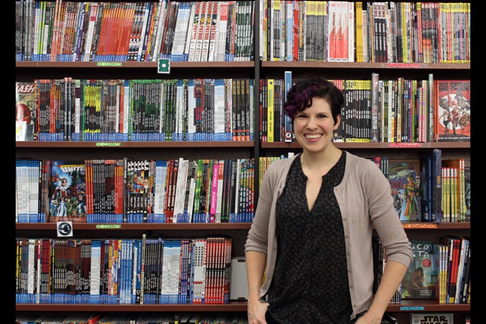 Jennifer Haines, owner of The Dragon comic book and gaming store. Nathan Chick for GuelphToday.com