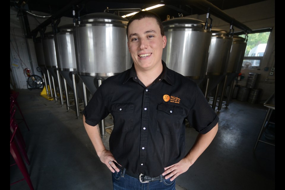 Head brewer Mike Mayo of Guelph's newest micro brewery, Fixed Gear Brewing Co. Tony Saxon/GuelphToday