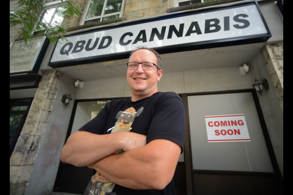 Dima Kashuba is the owner of Qbud, the new cannabis retailer on Wyndham Street. Tony Saxon/GuelphToday