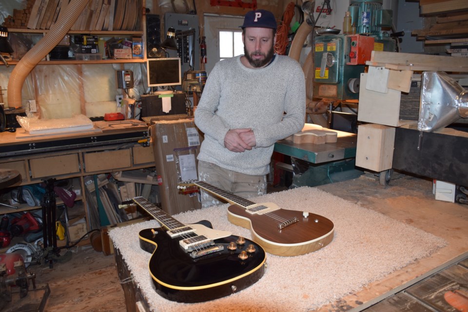 Tom Bartlett builds the "RetroSpec" and the "Parlor" in his Ward workshop. Rob O'Flanagan/GuelphToday