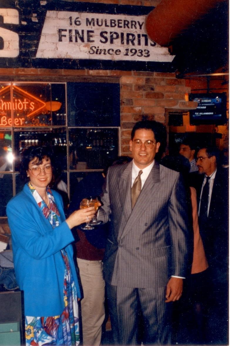 ESM Owners Sue & Jerry Auger at grand opening in 1993