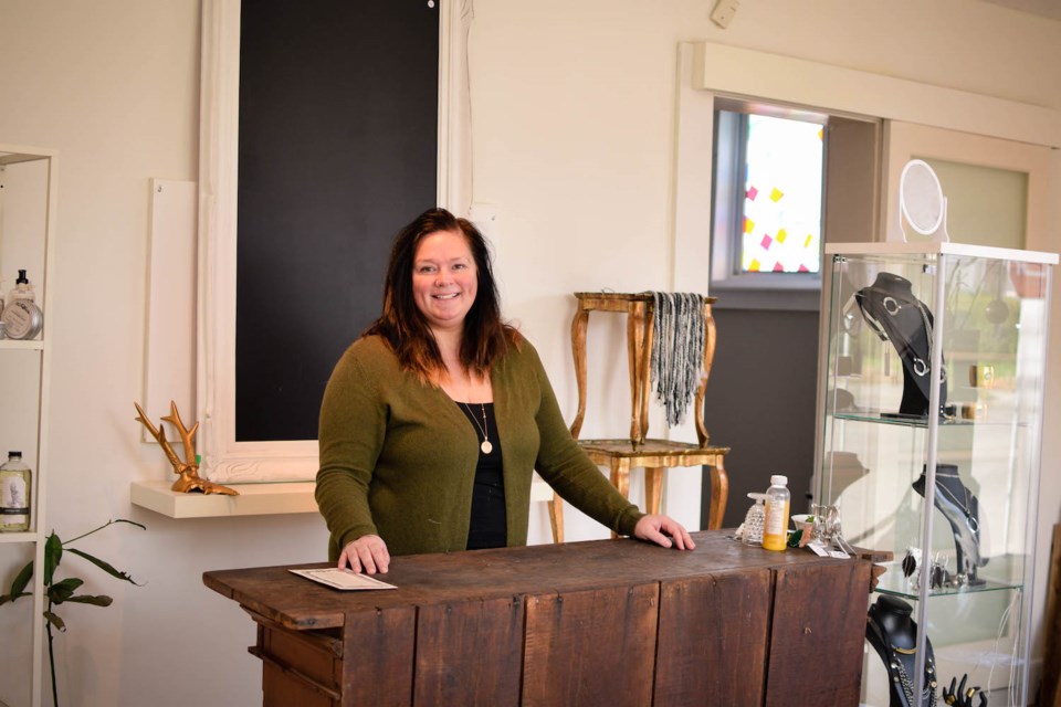 Sandra Stephenson, owner of the Guilded Cage Boutique Market at 404 York Rd.