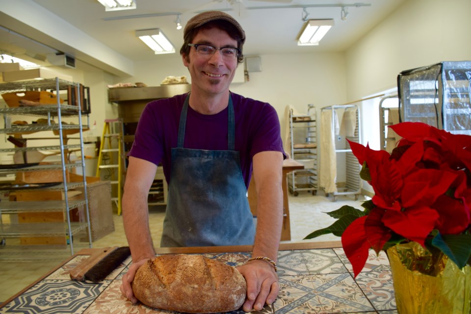 Jesse Merrill makes old-fashioned bread out of respect for community and the earth. Rob O'Flanagan/GuelphToday