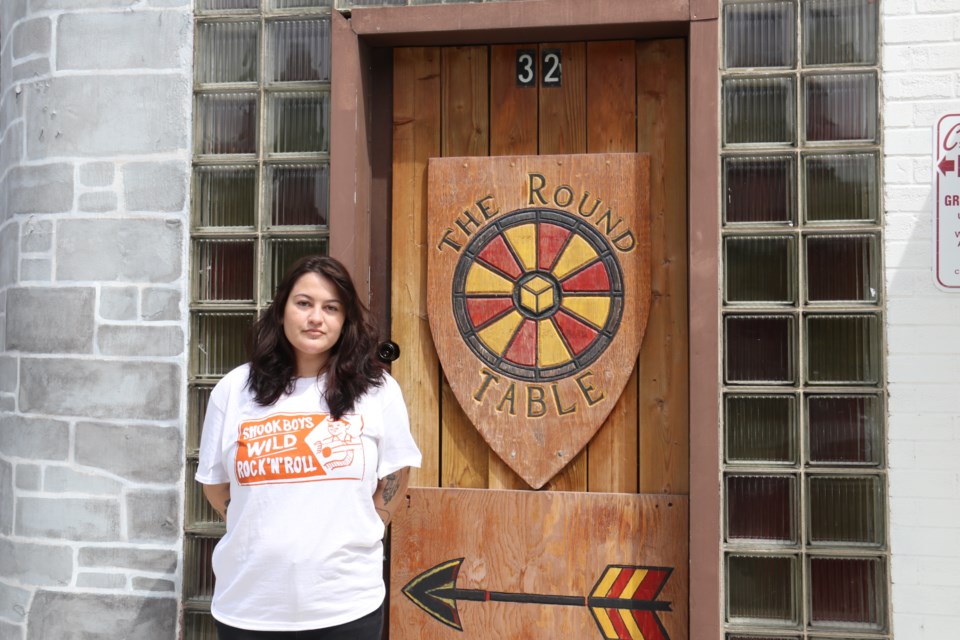 Manager Jordan Foucault outside the Essex Street business, which was broken into on the weekend.