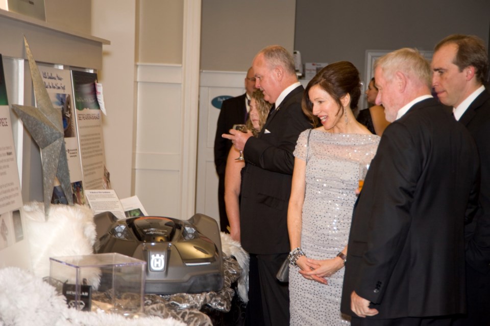 Guests wowed by live auction prize display. Photo supplied