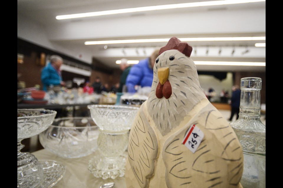 Chalmers Community Services held its 13th annual garage sale Saturday at Centennial CVI. Tony Saxon/GuelphToday