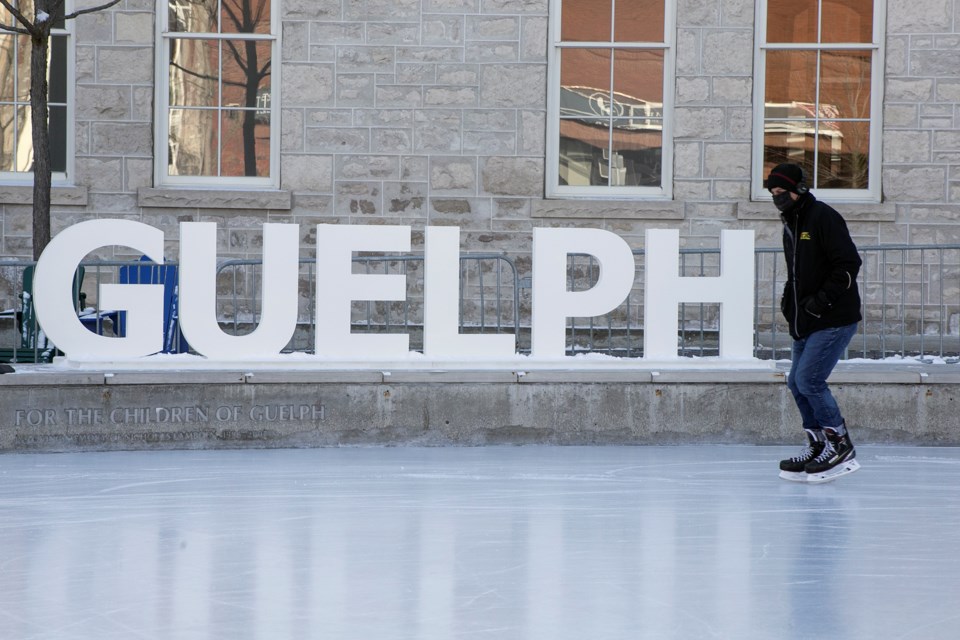 A new Guelph sign was recently installed by the city's tourism department in Market Square. Kenneth Armstrong/GuelphToday