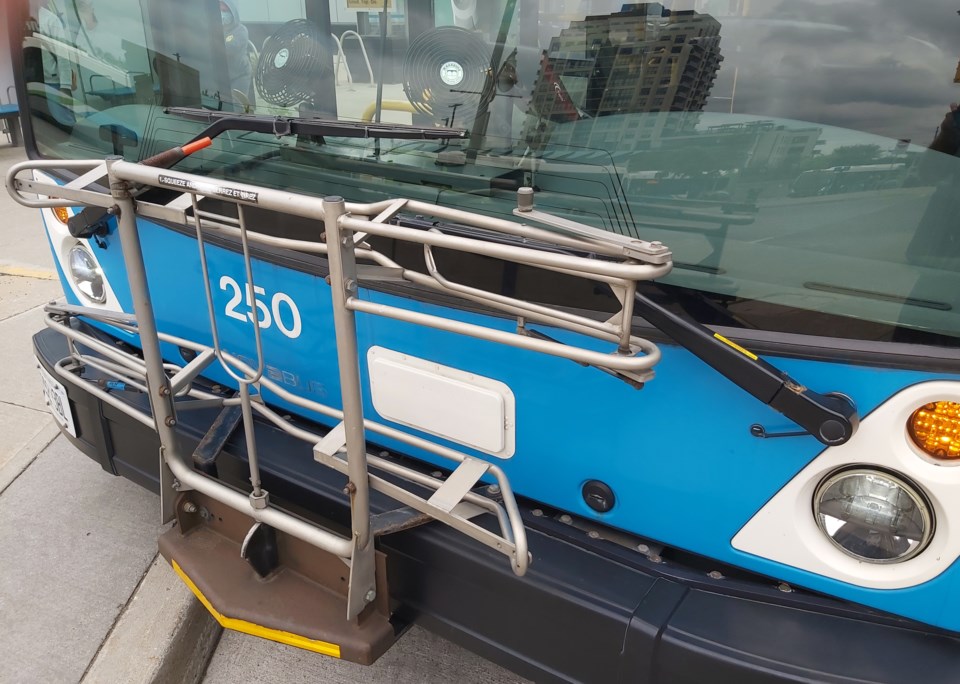 20210526 Guelph Transit bus bike rack RV