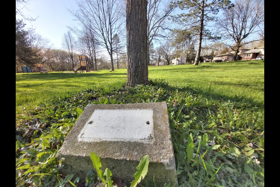 About 90 per cent of the memorial plaques installed at Joseph Wolfond Park West have been removed.