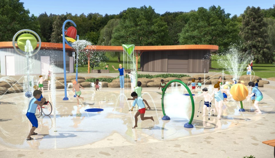 New Hanlon Creek splash pad to be fully solar powered, more accessible -  Guelph News