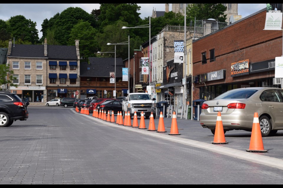 Parking could be a problem today on Carden, as tree planting preparations are underway. 