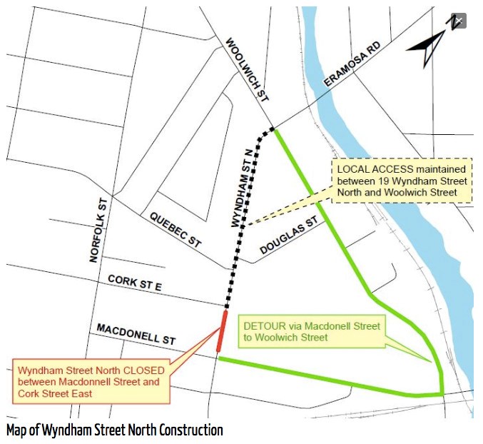 Map of Wyndham construction