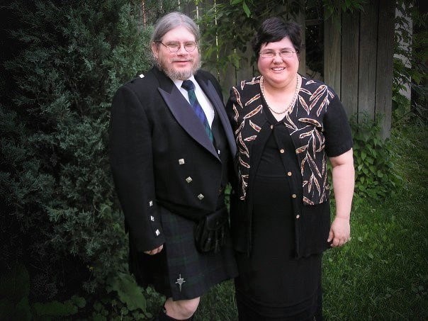 Robert White and his wife Pamela.