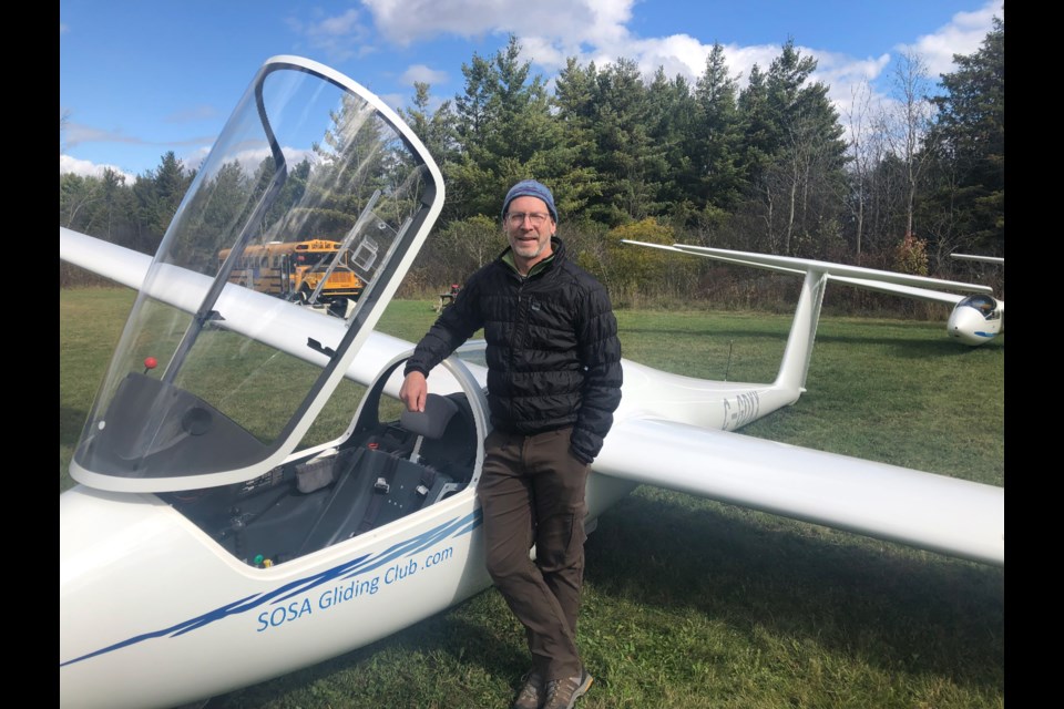 Dale Guenter, president of the Southern Ontario Soaring Association. Maxine Betteridge-Moes for GuelphToday