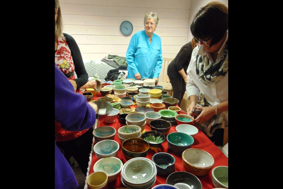 For $40 people got to keep the bowl they enjoyed the donated soup in. Barbara Geernaert for GuelphToday                              