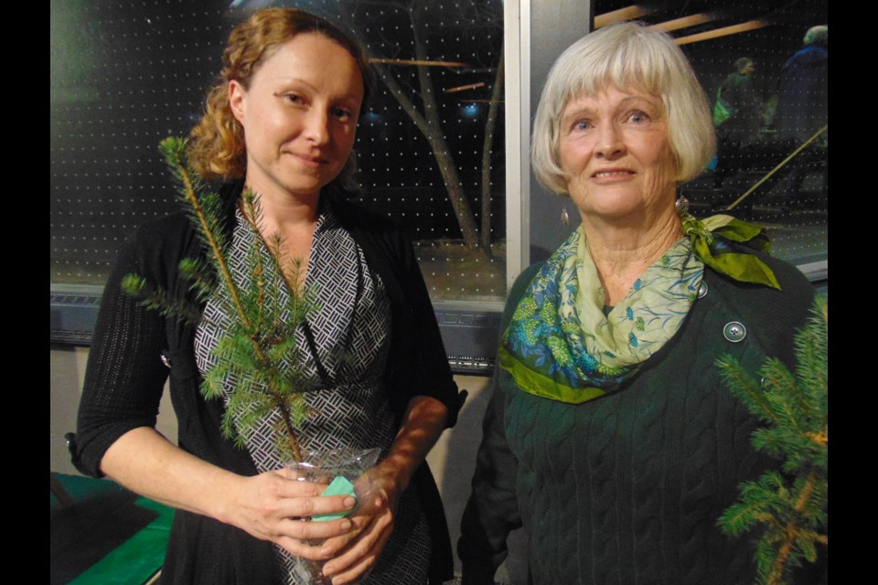 Jennifer Blender from Nature Guelph helped organize the event alongside GUFF coordinator, Sue Rietschin. Barbara Geernaert for GuelphToday

Pics 233 and 234 - Timea Filer, Urban Forest Field Technologist with the City of Guelph                 