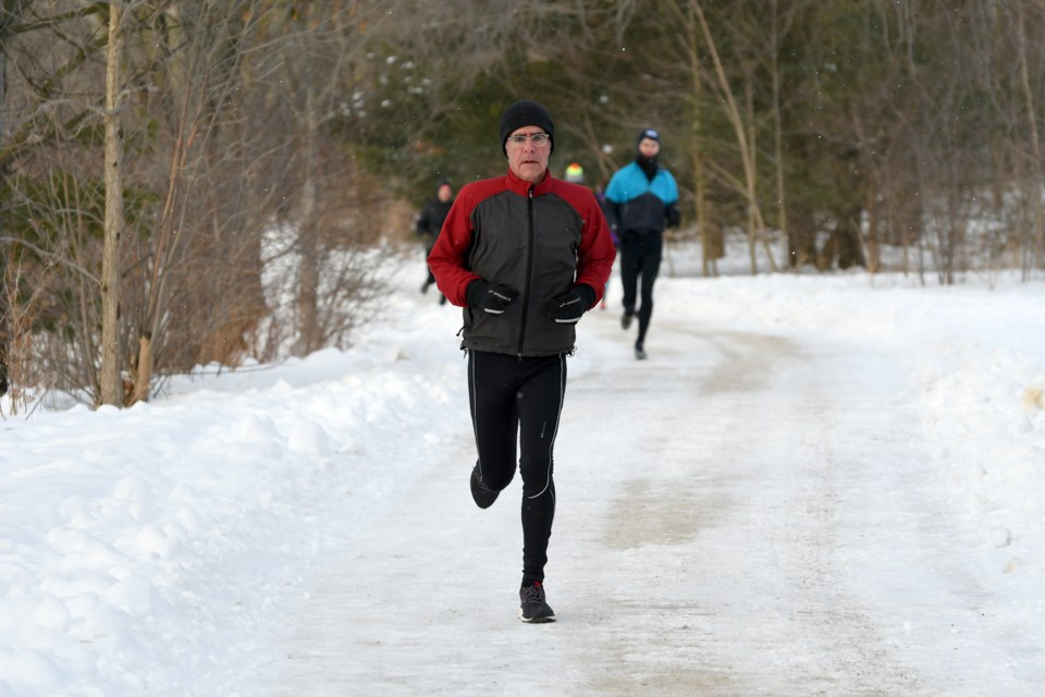 For many local runners, getting out and for a run down the trails in Guelph is preferable to hitting an indoor track or using a treadmill. Rob Massey for GuelphToday