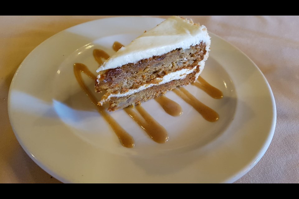 The beloved Aberfoyle Mill carrot cake.