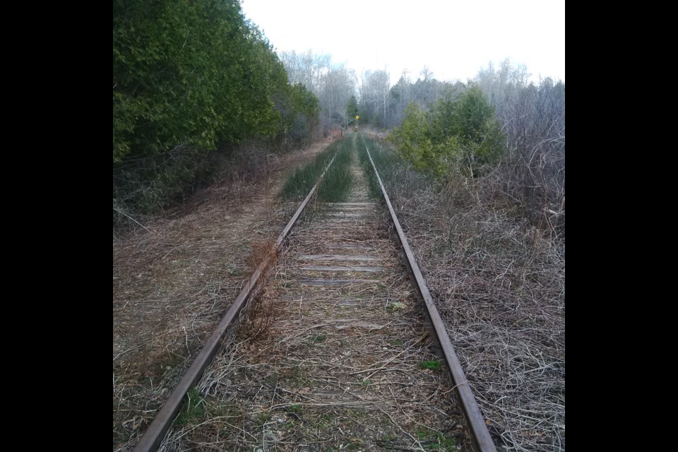 End of trail: A trail will need to be constructed alongside the active rail line to allow bikers and hikers to follow it to the Kissing Bridge Trailhead. Maxine Betteridge-Moes/GuelphToday