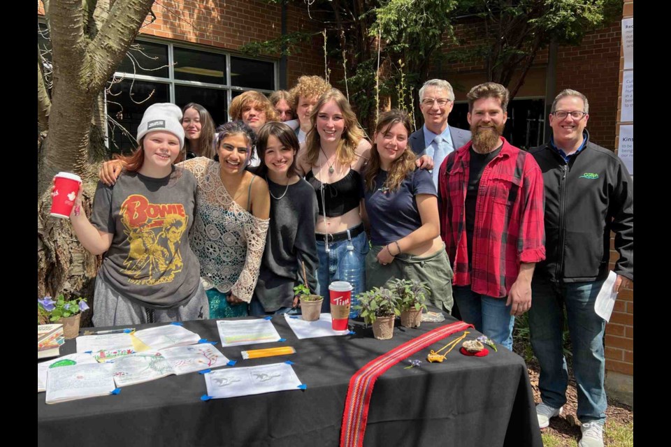 The John F. Ross Eco Fair crew on Friday.