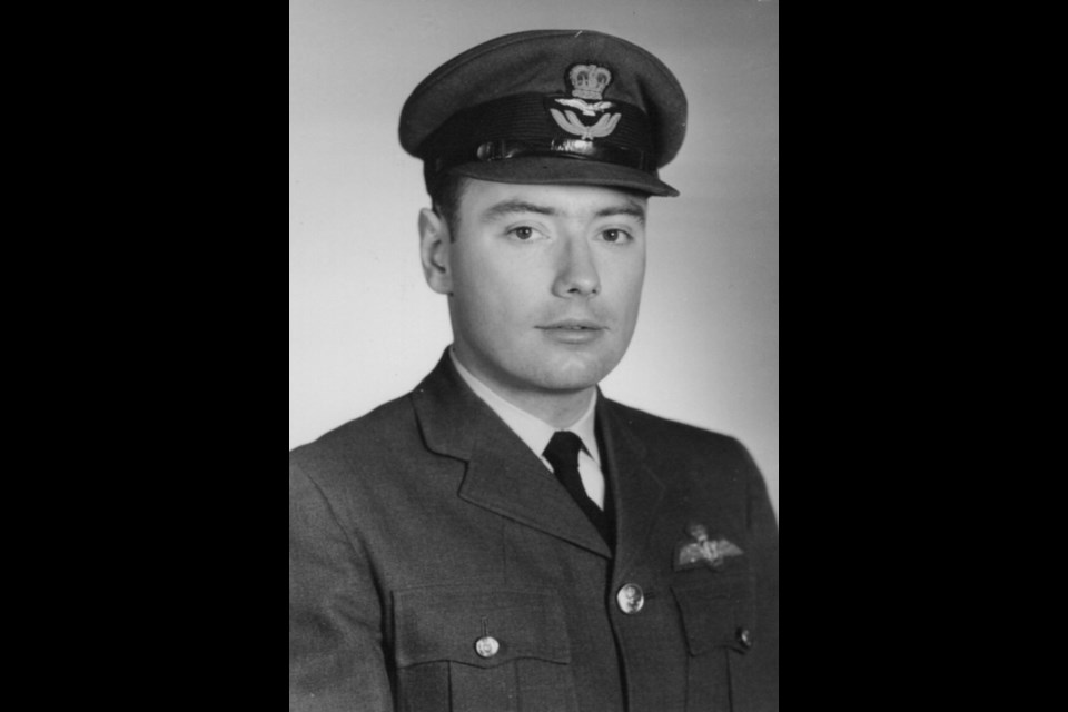 John Caron as an RCAF officer in the 1950s. Submitted photo
