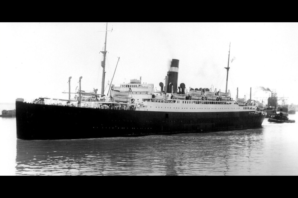 The Athenia was sunk by a German U-boat in 1939.
