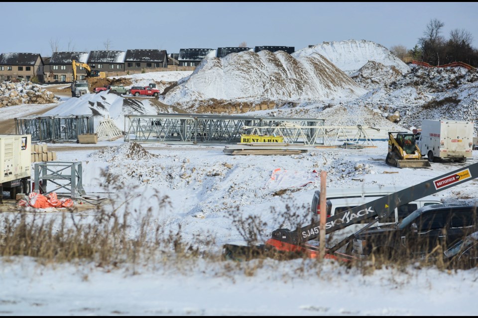 Work has started on the giant Tricar development on Gordon Street in south Guelph. Tony Saxon/GuelphToday