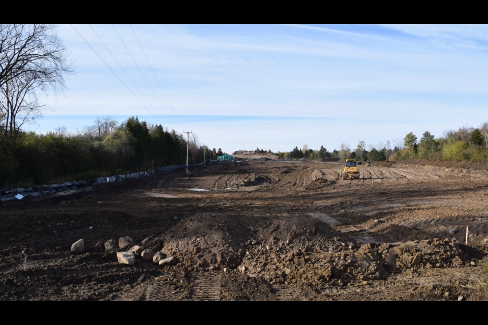 Land clearing and grading work has begun on Royal Valley at Victoria Park, a subdivision consisting of over 500 dwellings. Rob O'Flanagan/GuelphToday