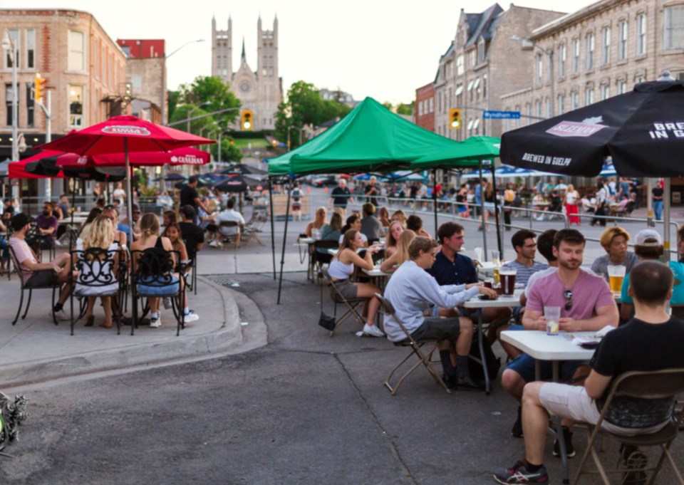 Downtown Patio Project Gets Mostly Positive Reviews Guelph News Downtown Patio Project Gets Mostly, The Patio District Reviews