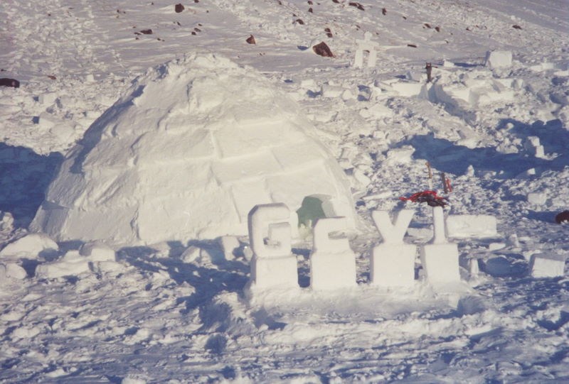 Guelph CVI students built an igloo during their last trip to the Arctic. (Supplied photo)