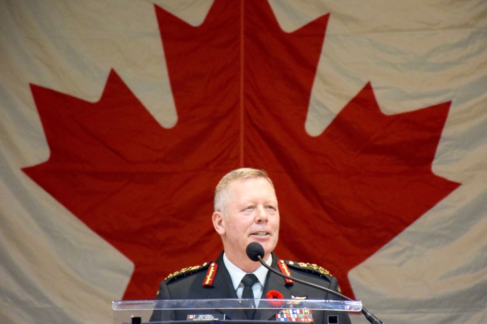 Gen. Jonathan Vance, Chief of the Defence Staff, received the National Leadership Award on Wednesday. Rob O'Flanagan/GuelphToday