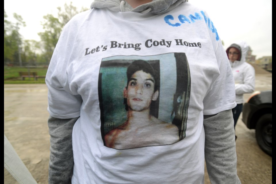 Friends, family and strangers all turned out Saturday morning to search for Cody Thompson. The Guelph man has been missing since April 1. Tony Saxon/GuelphToday