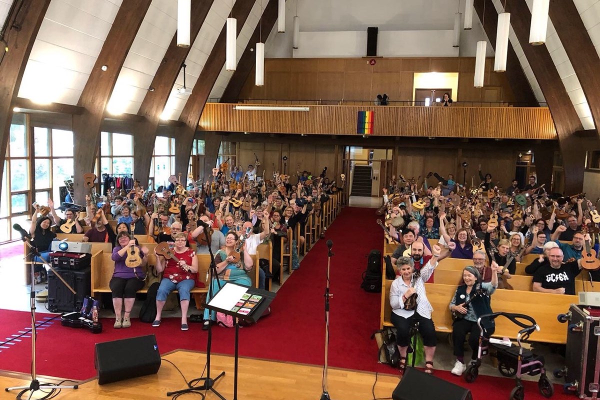 Soldout festival sees 225 ukulele players join forces Guelph News