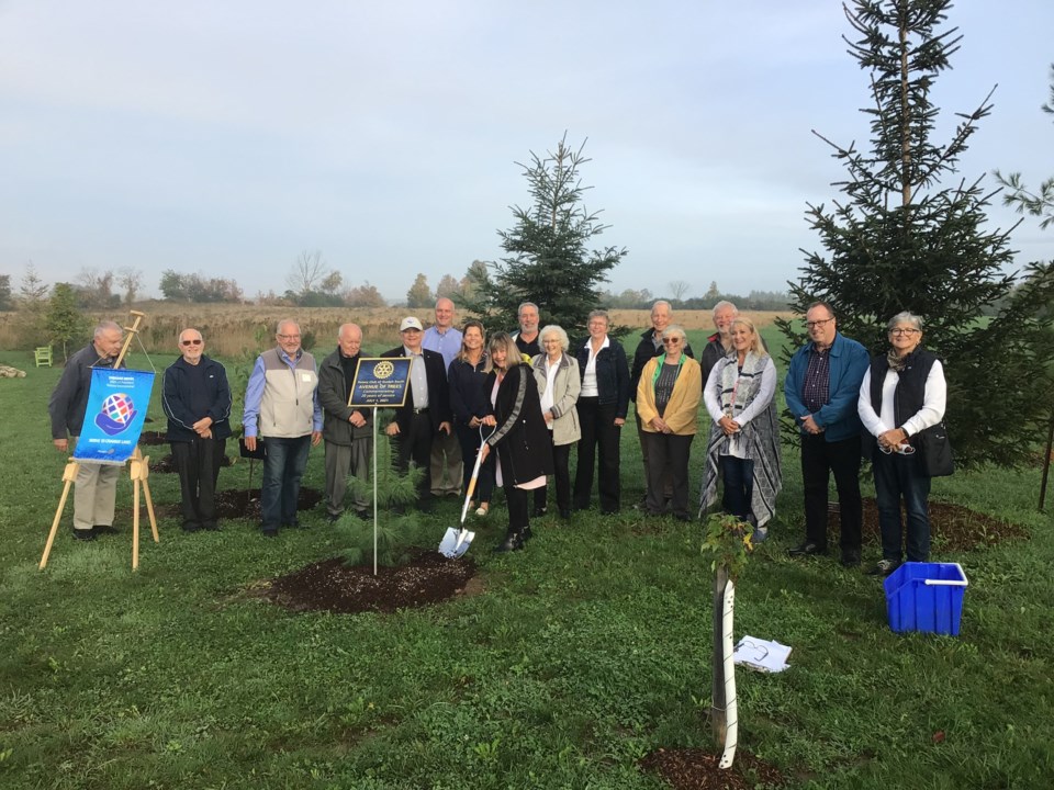 20th anniversary tree planting ceremony at Sunrise