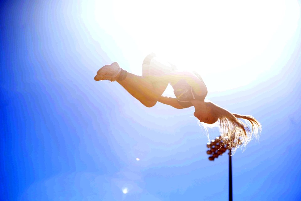 A Western cheerleader shines in the sun. Tony Saxon/GuelphToday