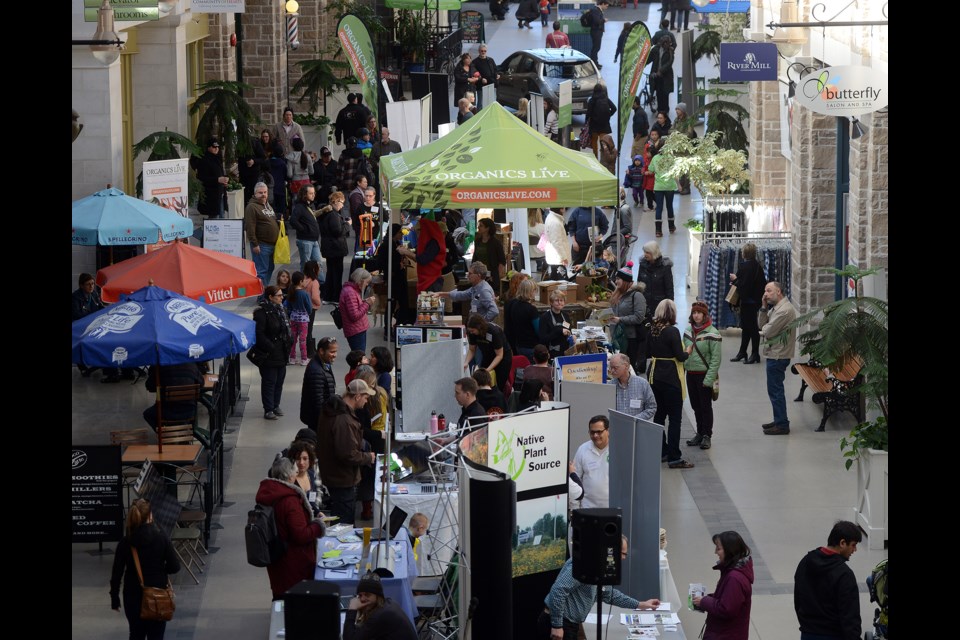 The Guelph eMERGE Ecomarket in Old Quebec Street Mall on Saturday, March 19, 2016.Tony Saxon/GuelphToday