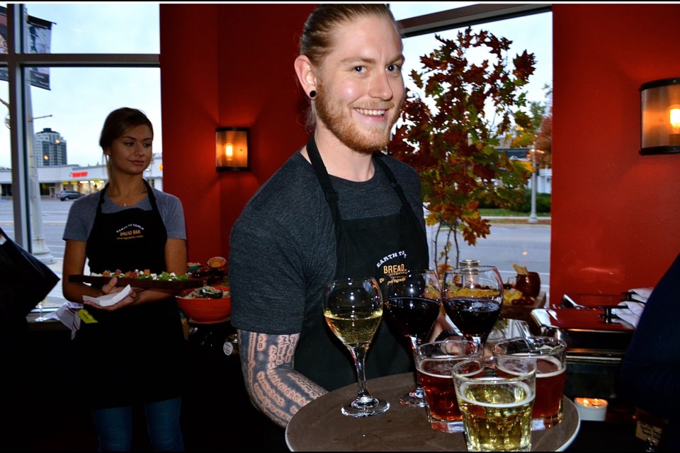Bartender Stefan Bygden and waitress Nicole Camillo kept the food and drinks flowing. Troy Bridgeman for GuelphToday