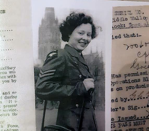 Dorothy Scott was 19 when she enlisted in the Women's Auxiliary Air Force during World War II.