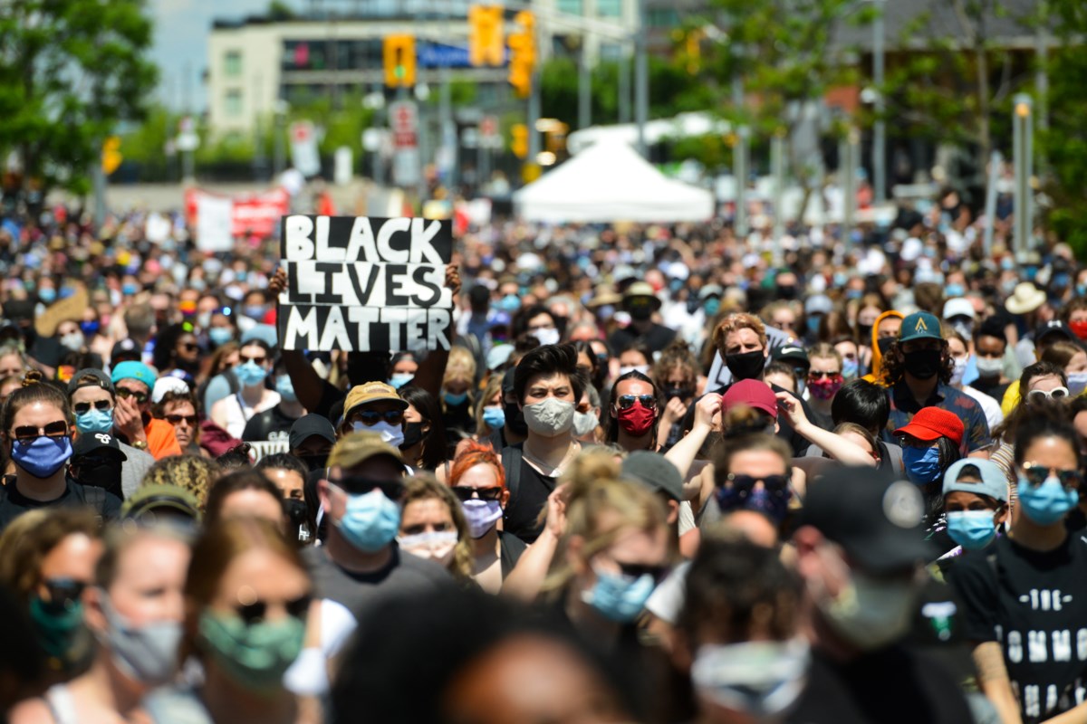 Thousands gather in Downtown Guelph for Black Lives Matter protest (24 photos) Guelph News