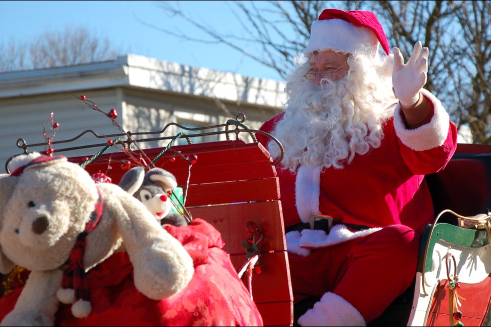 As always, Santa Claus finished out the Erin Santa Claus Parade on Saturday.