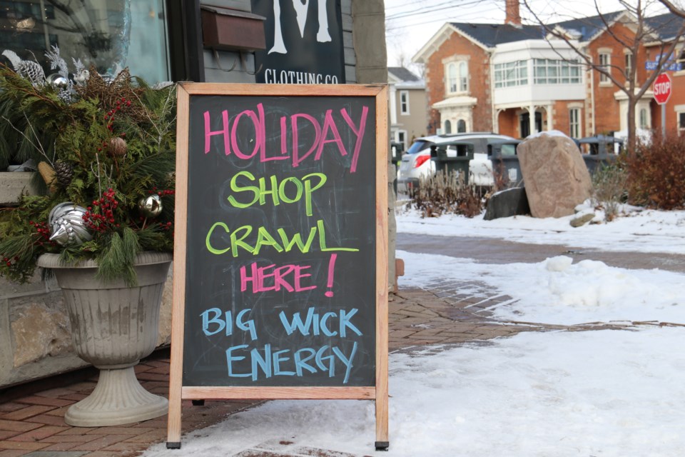 The Holiday Shop Crawl saw several local businesses hosting vendors for last minute holiday shopping on Saturday. 
