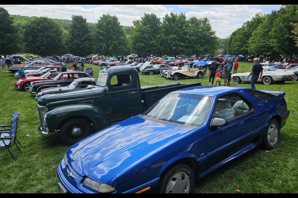 The front lawn of Wellington County Museum and Archives was filled with vehicles for the annual Antique and Classic Car Show on Sunday.