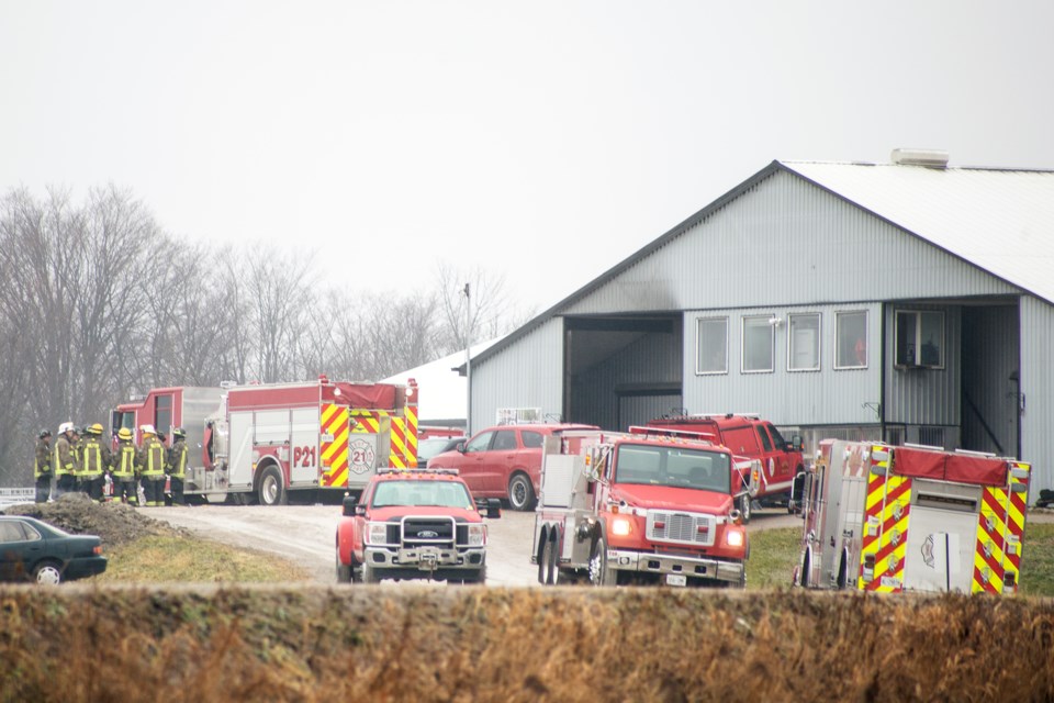 20181221 Fire at First Line Training Centre KA