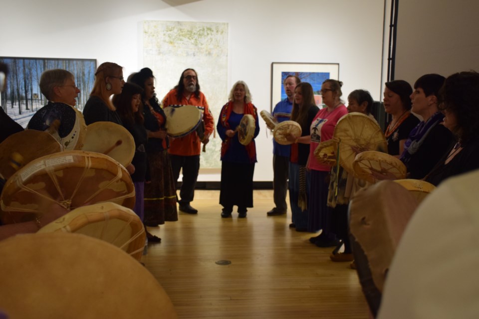 Good Hearted Women perform at a pre-launch screening of The Journey, a documentary film about Indigenous nurses. Rob O'Flanagan/GuelphToday