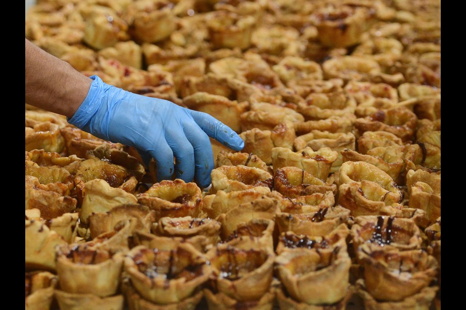 There were an estimated 20,000 butter tarts under one roof Sunday at the Centre Wellington Community Sportplex in Fergus for the For the Love of Buttertarts and Chocolate Festival. Tony Saxon/GuephToday