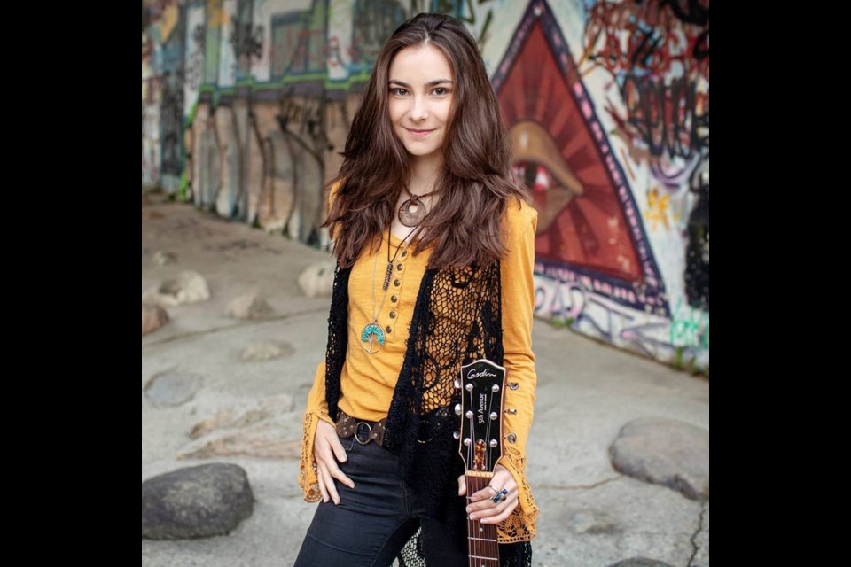 Madison Galloway, an emerging singer-songwriter based in Fergus 