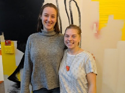 3. Ahmri (left) and Abby (right). Photo courtesy of artists